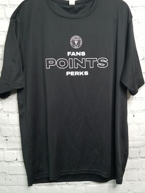 A4 Fans Points Perk Futbol shirt size Xlarge EUC